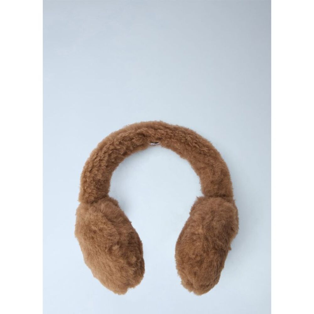Max Mara Women Teddy Fleece Earmuffs